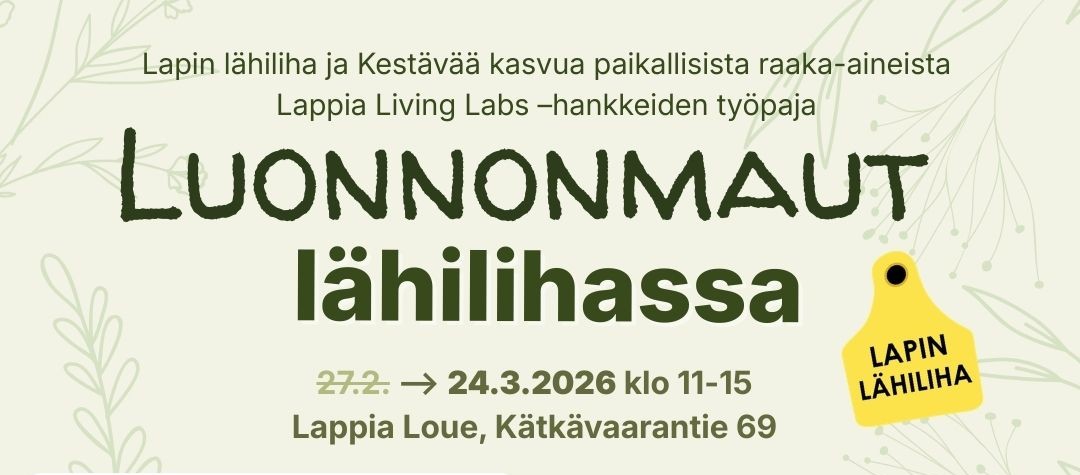 Luonnonmaut lähilihassa -työpaja