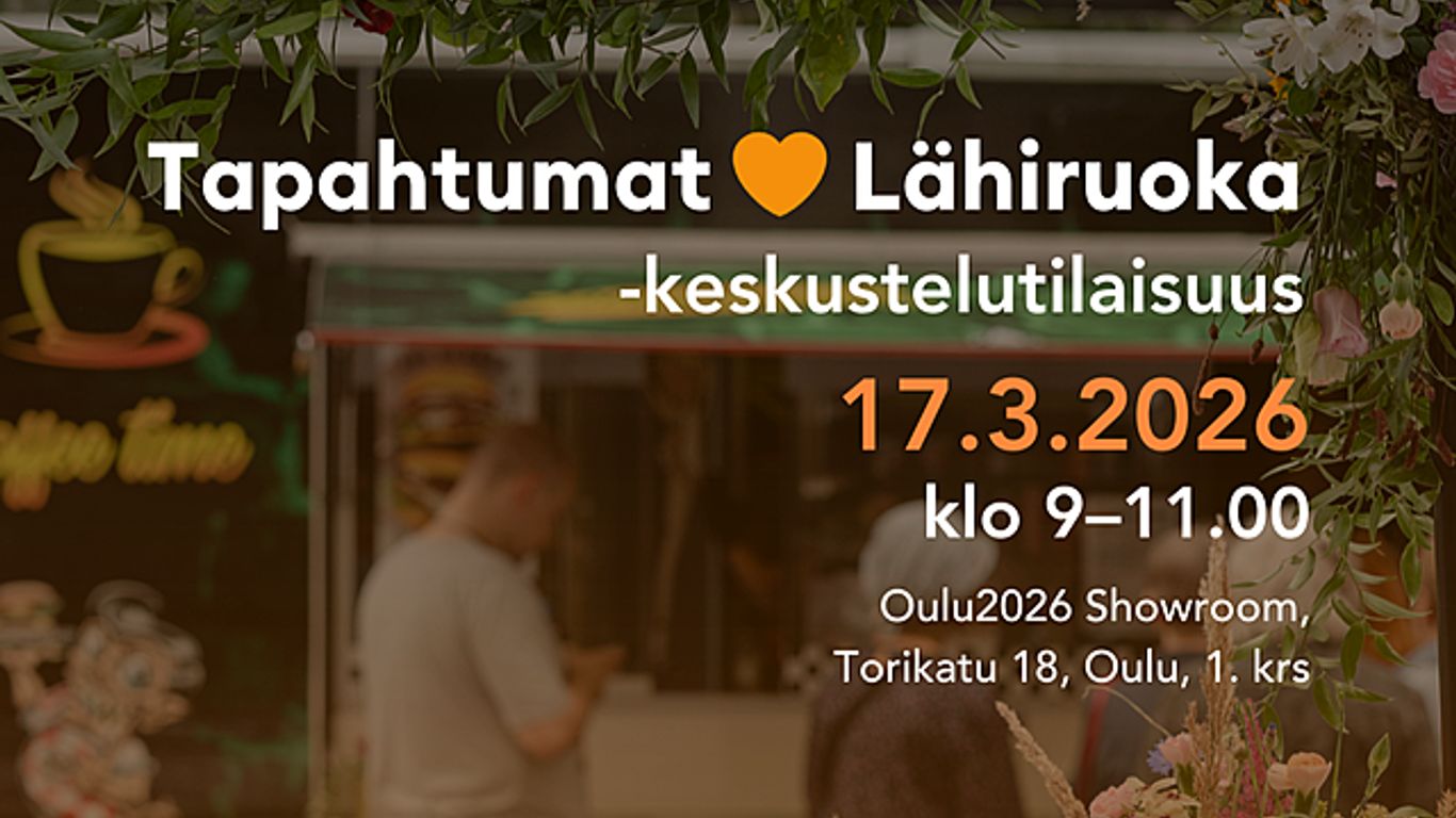 Tapahtumat ❤️ Lähiruoka -keskustelutilaisuus